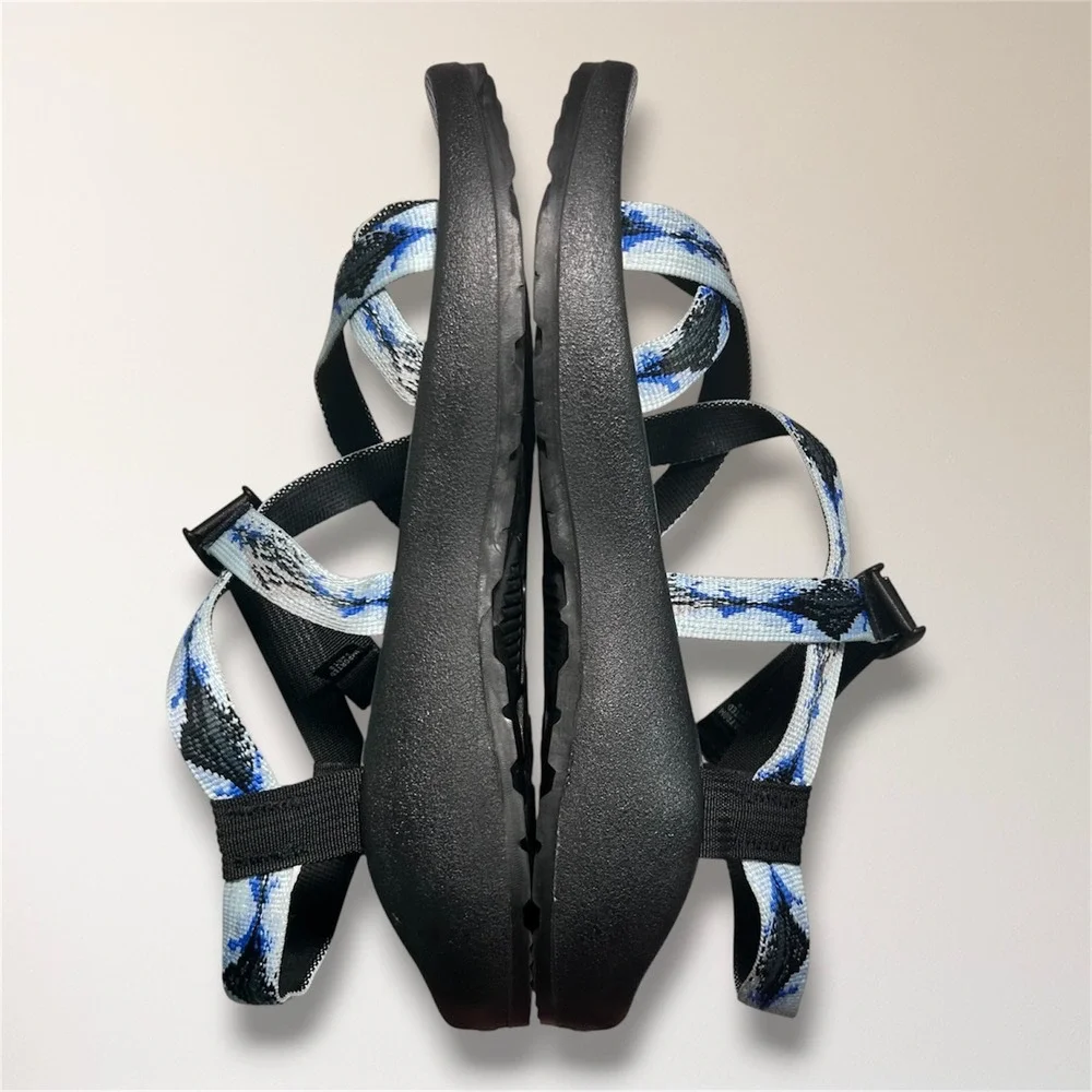 Chaco Z/2 National Park Glacier Hiking Blue Sandals Men's 10 Travel Outdoor